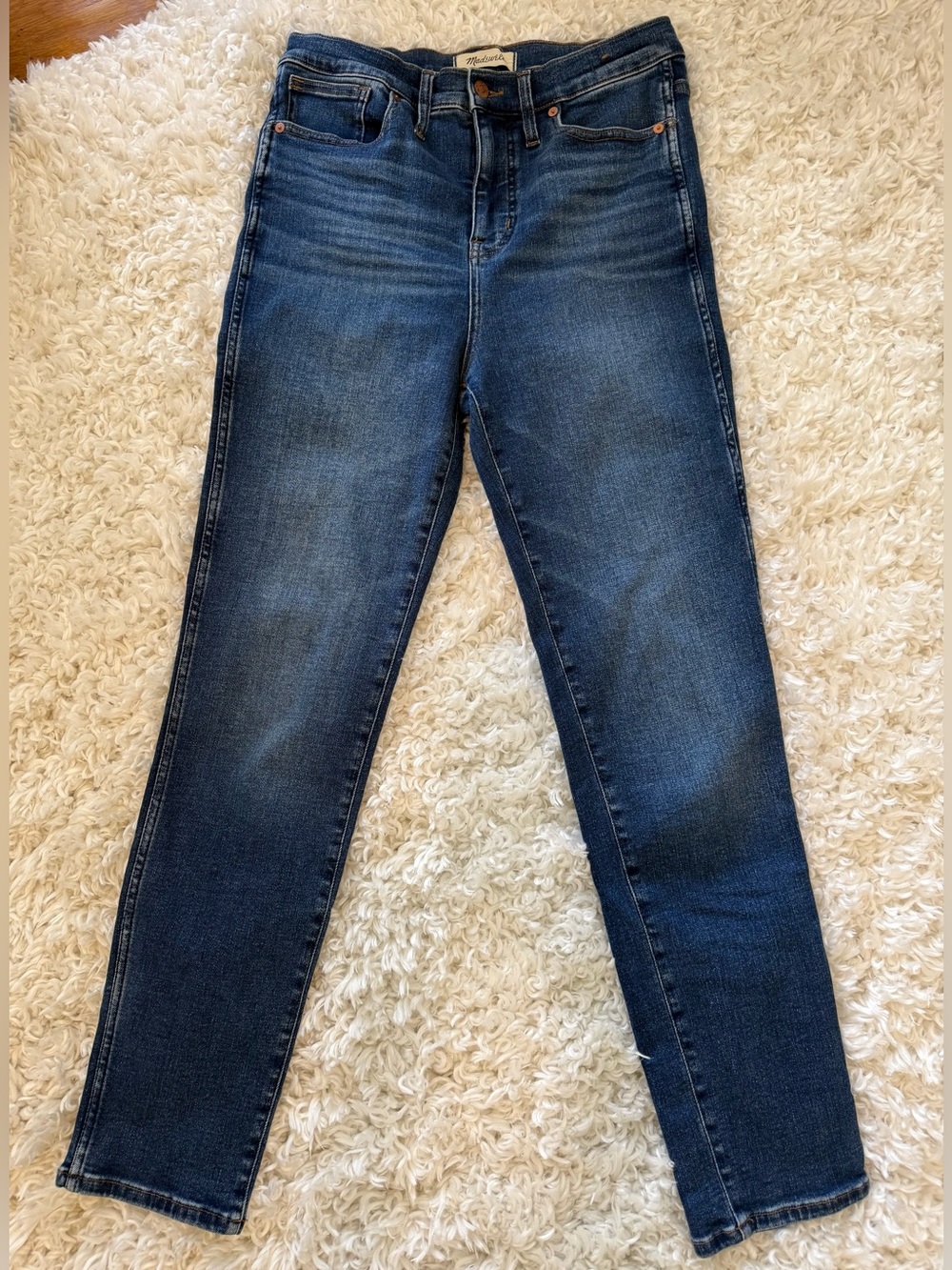 Madewell Women's Dark Blue Slim Fit Jeans - 29 Stovepipe
